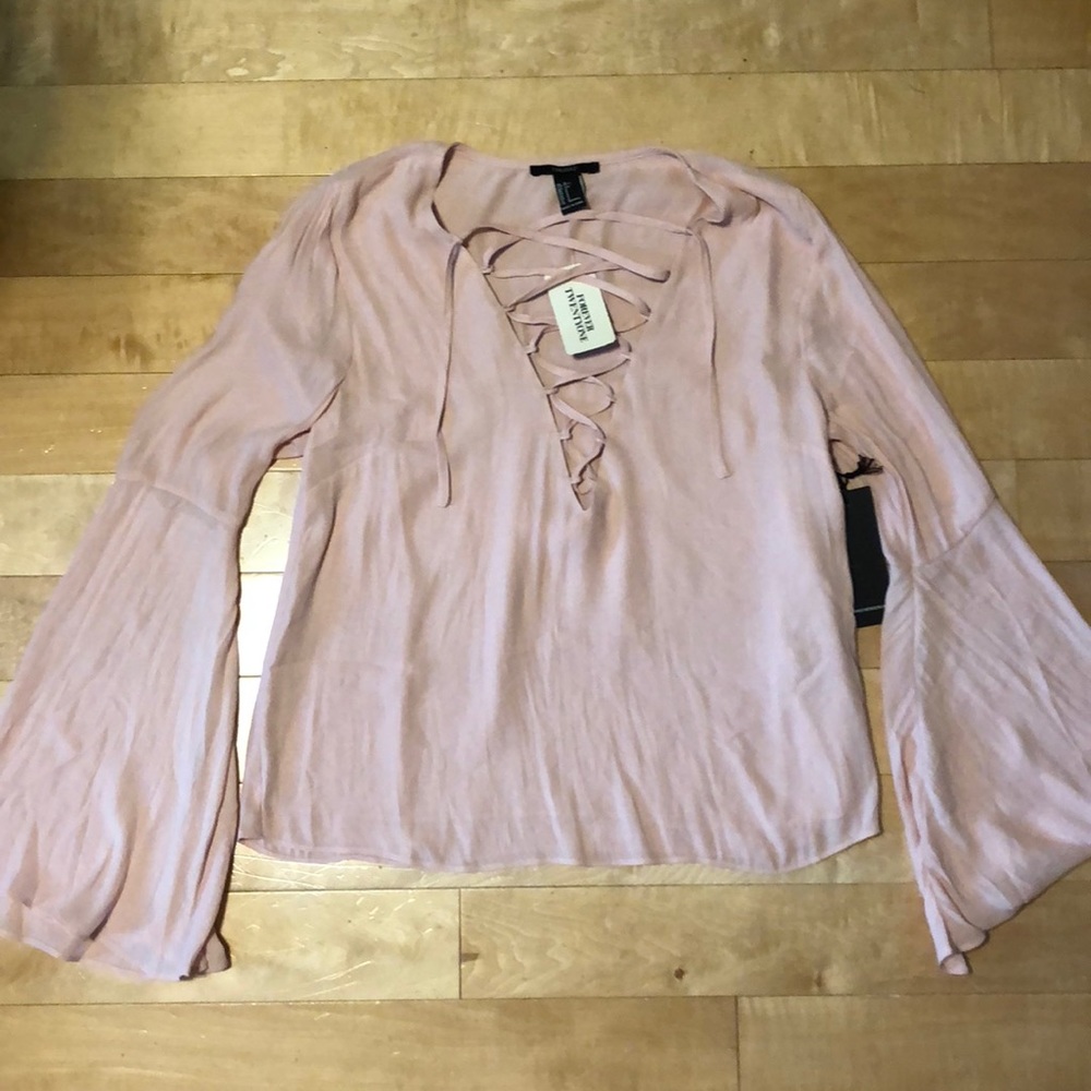 Flowy Lace-Up Top